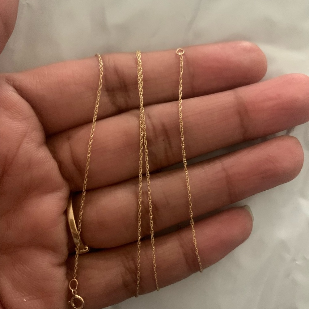 10k Gold Rope Chain - 20" - Picture 2 of 3